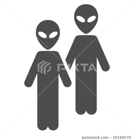 Aliens Flat Icon Aliens Flat Icon 20189579