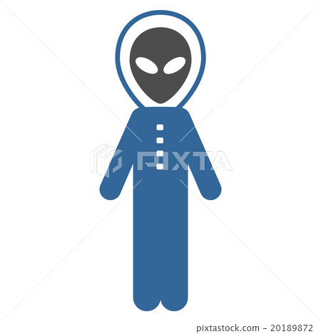 Alien Skafandr Flat Icon Alien Skafandr Flat Icon 20189872
