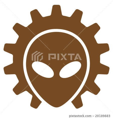 Alien Technology Flat Icon 20189883