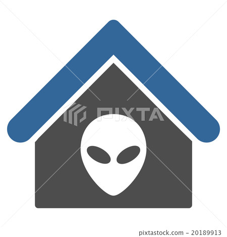 Alien Home Flat Icon - Stock Illustration [20189913] - PIXTA