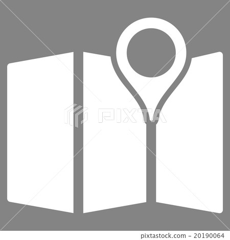 Paper Map Icon Paper Map Icon 20190064