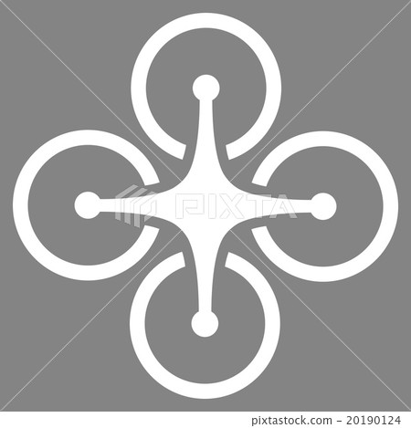 Quadrocopter Flat Icon Quadrocopter Flat Icon 20190124
