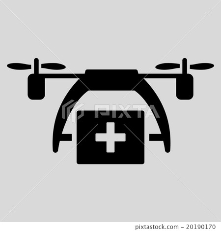 First Aid Drone Icon 20190170
