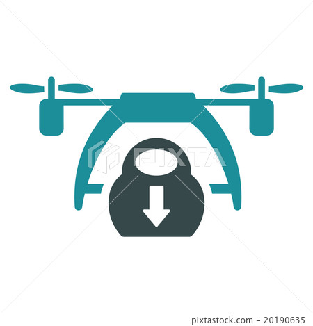 Drone Unloading Icon Drone Unloading Icon 20190635