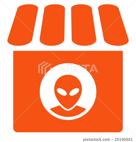 Alien Shop Flat Icon 20190881