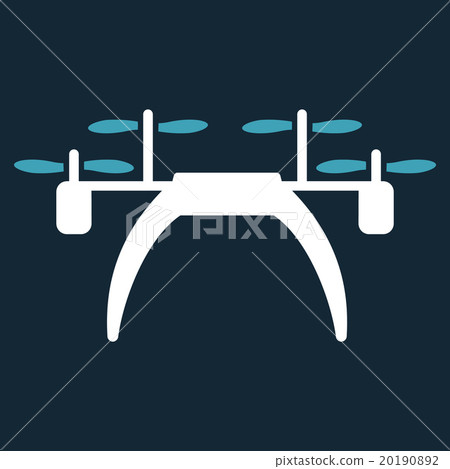 Quadcopter Flat Icon Quadcopter Flat Icon 20190892