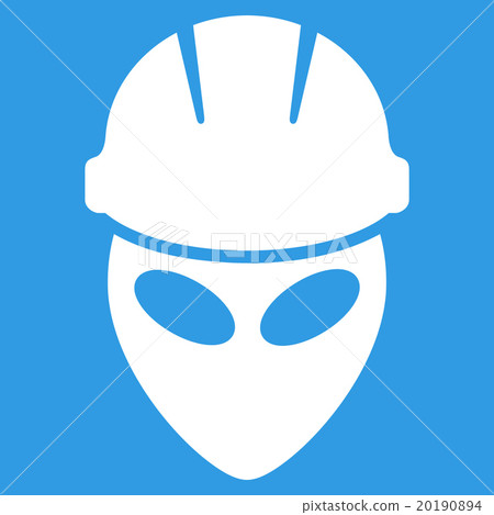 Alien Worker Flat Icon 20190894