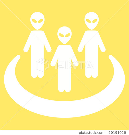 Alien Community Flat Icon 20191026