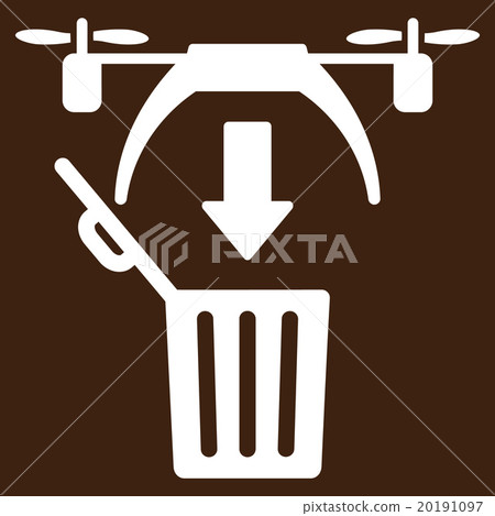 Trash Drone Icon Trash Drone Icon 20191097