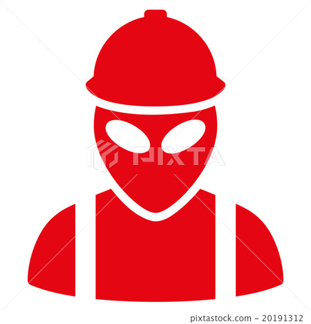 Alien Builder Flat Icon 20191312
