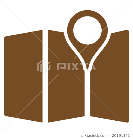 Paper Map Icon 20191341