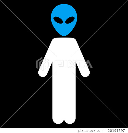 Alien Flat Icon Alien Flat Icon 20191597