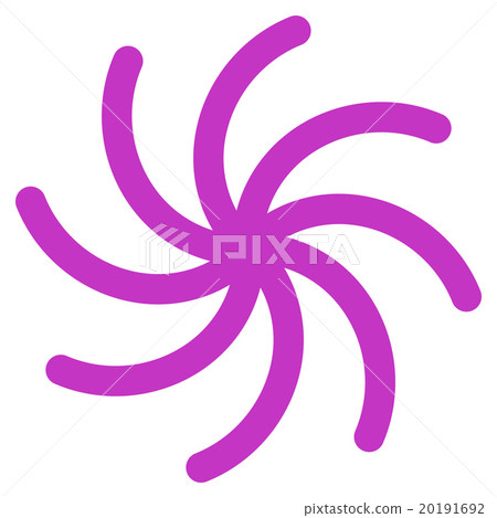 Spiral Flat Icon Spiral Flat Icon 20191692