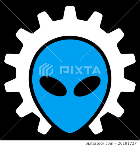 Alien Technology Flat Icon 20191727