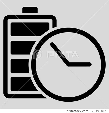 Battery Clock Icon Battery Clock Icon 20191814