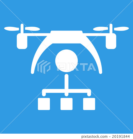 Copter Distribution Scheme Icon Copter Distribution Scheme Icon 20191844