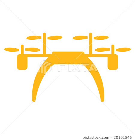 Quadcopter Flat Icon 20191846