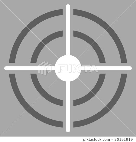 Target Flat Icon - Stock Illustration [20191919] - PIXTA