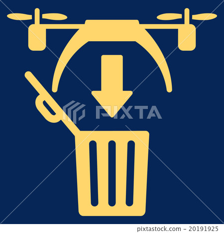 Trash Drone Icon Trash Drone Icon 20191925