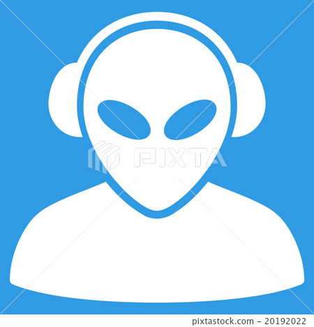 Alien Operator Flat Icon 20192022