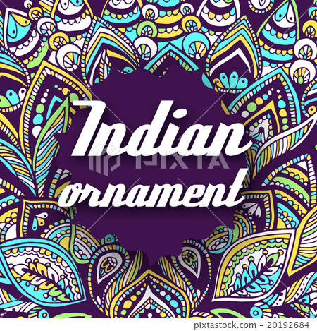 Abstract ornament background illustration concept Abstract ornament background illustration concept 20192684