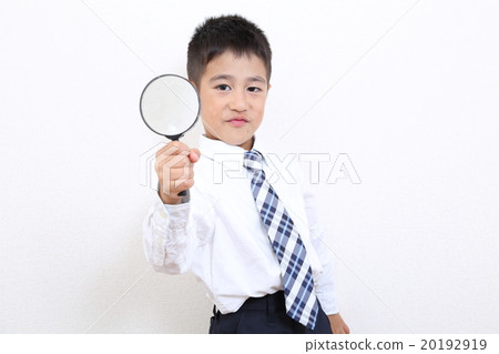A boy with insect eyeglasses (businessman) A boy with insect eyeglasses (businessman) 20192919