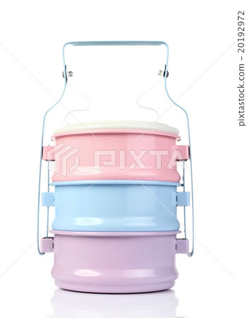 Vintage Metal Tiffin ,Food Carrier isolated 20192972
