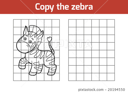 Copy the picture (zebra) Copy the picture (zebra) 20194550
