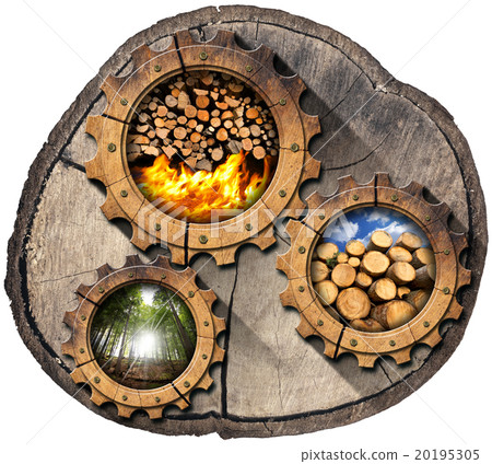 Firewood Production - Wooden Gears Firewood Production - Wooden Gears 20195305