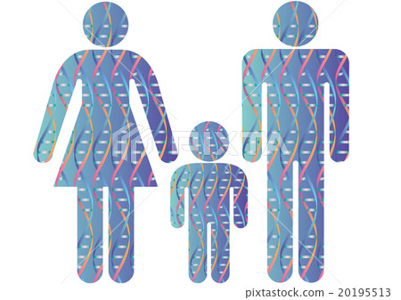Double spiral structure pattern in parent and child silhouette Double spiral structure pattern in parent and child silhouette 20195513