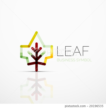 Vector abstract logo idea, eco leaf, nature plant Vector abstract logo idea, eco leaf, nature plant 20196535