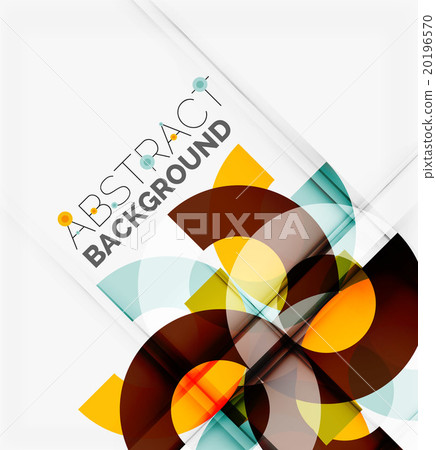 Geometrical vector background, circle shapes Geometrical vector background, circle shapes 20196570