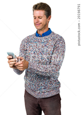 Close-up of man using mobile phone Close-up of man using mobile phone 20198791