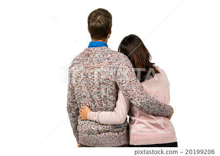 Rear view of couple Rear view of couple 20199206