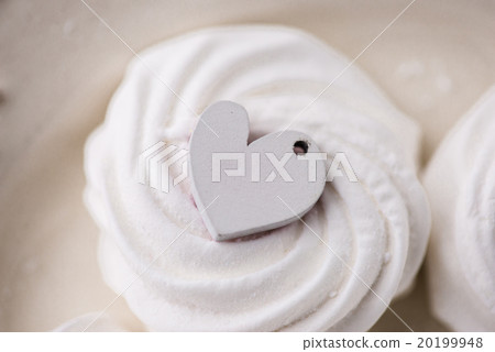 White apple marshmallows, zephyr for valentine day 20199948