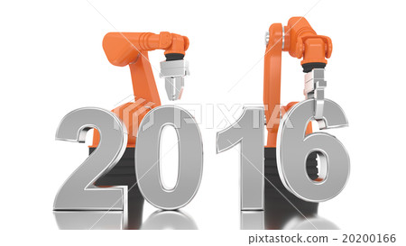 Industrial robotic arm building 2016 Industrial robotic arm building 2016 20200166