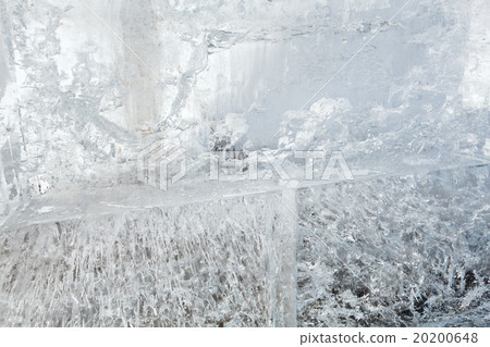 Glacial transparent wall of ice with patterns. 20200648