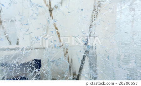 Glacial transparent wall of ice with patterns. 20200653