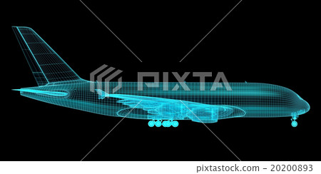 Commercial Aircraft Mesh 20200893