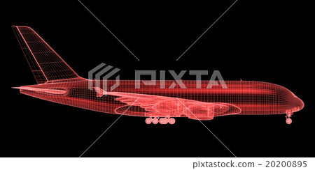 Commercial Aircraft Mesh 20200895