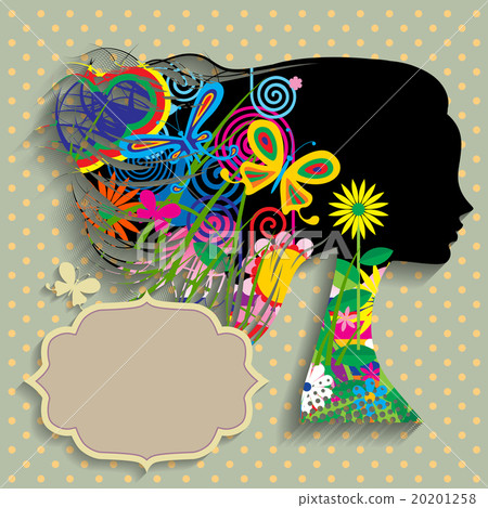 Girl with flowers 20201258