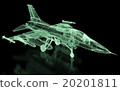 Jet Fighter Aircraft  Mesh 20201811