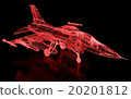 Jet Fighter Aircraft  Mesh 20201812