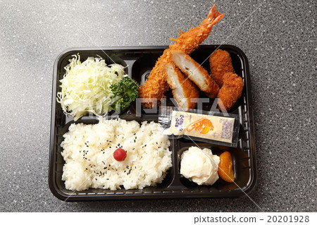 Fish fried shrimp box lunch Fish fried shrimp box lunch 20201928