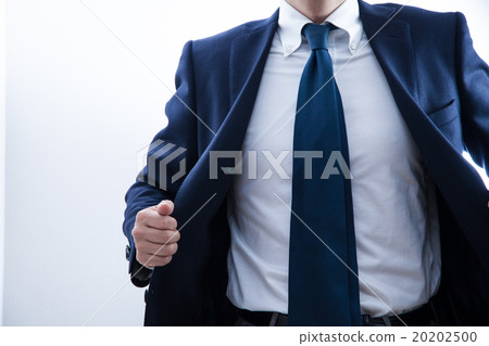A businessman wearing a jacket A businessman wearing a jacket 20202500
