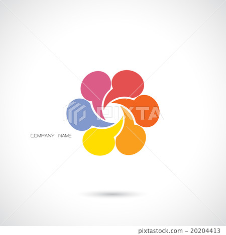 Creative abstract vector logo design template. Creative abstract vector logo design template. 20204413