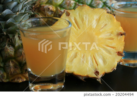 fresh pineapple with juice fresh pineapple with juice 20204494