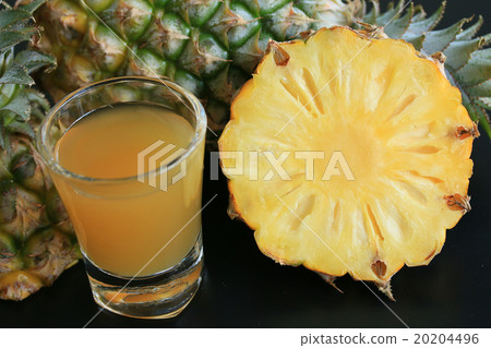 fresh pineapple with juice fresh pineapple with juice 20204496