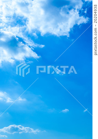 天空雲彩藍天白色雲彩綜合性背景材料照片材料 20204938