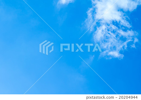 天空雲彩藍天白色雲彩綜合性背景材料照片材料 20204944